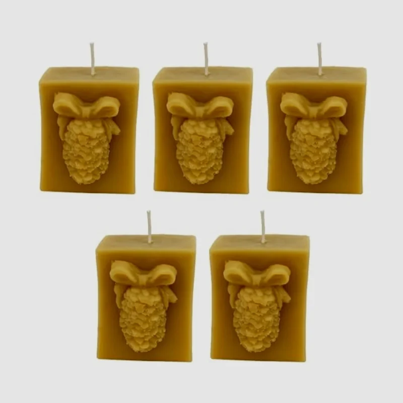 Bees Wax Cube Shape Candle